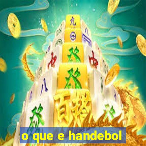 o que e handebol